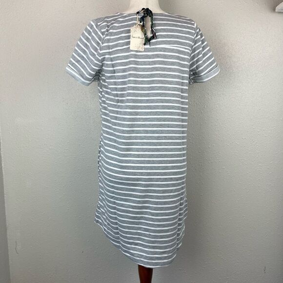 NWT Hem & Thread Extra Long Striped Top Size M - Picture 5 of 8